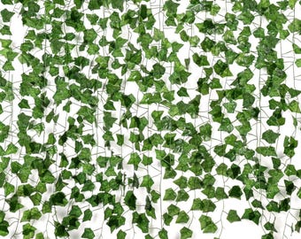 Artificial Ivy Vines 84 Feet, Fake Hanging Greenery Garlands for Room Decor, Bedroom, Wall, Home, Wedding and Party Decor