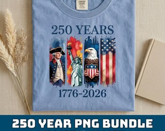250th Anniversary Png Bundle, USA Png, 4th of July Bundle Png, Patriotic Eagle Png Bundle, America 250, Statue of Liberty Patriotic bundle