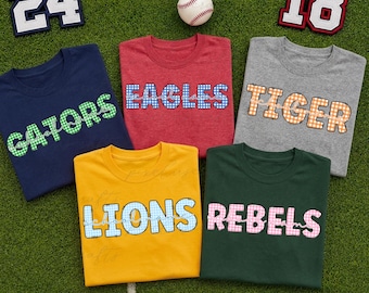 Custom School Mascot Sports PNG, Personalized Football Baseball Hockey Design, School Team Mascot PNG, School Spirit Gameday PNG