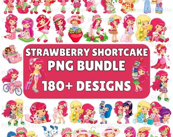 Énorme Lot De Poupées Strawberry Shortcake Avec Moto, Accessoires Et Voiture - Collection