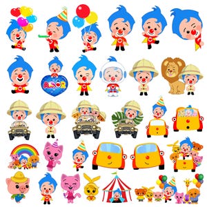 High quality cartoon png bundle for kids featuring cute characters and birthday party elements,perfect for kids cartoon png lovers.Use these birthday png files for kids party png decorations,stickers,scrapbooking and kids craft png projects with vibrant and fun toddler png design styles,plim plim png,plim plim characters png,cute characters transparent png,girrafe cartoon png,300 dpi png,kids birthday png,kids party png,toddler png,cute birthday graphics png,plim plim safari png,high resolution