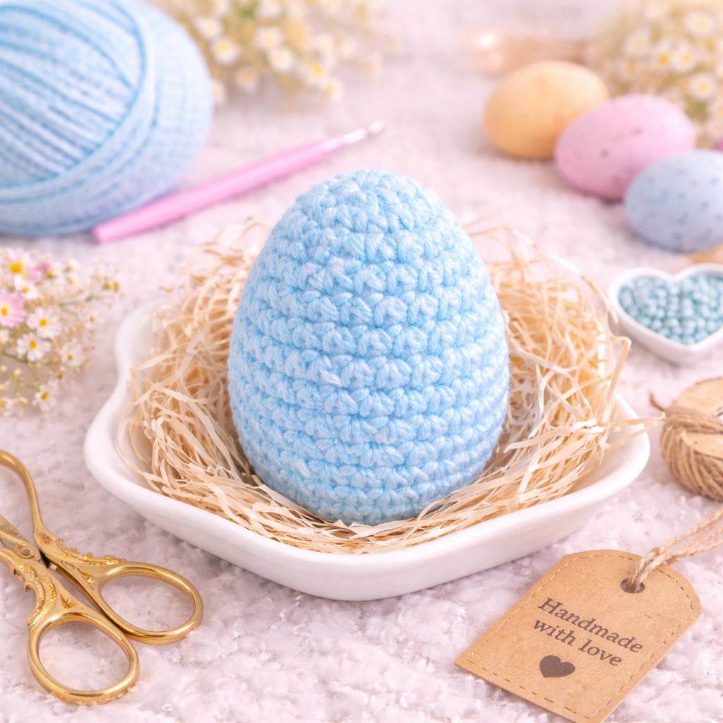 Easy Crochet Easter Egg Pattern PDF | Beginner Amigurumi Tutorial ...