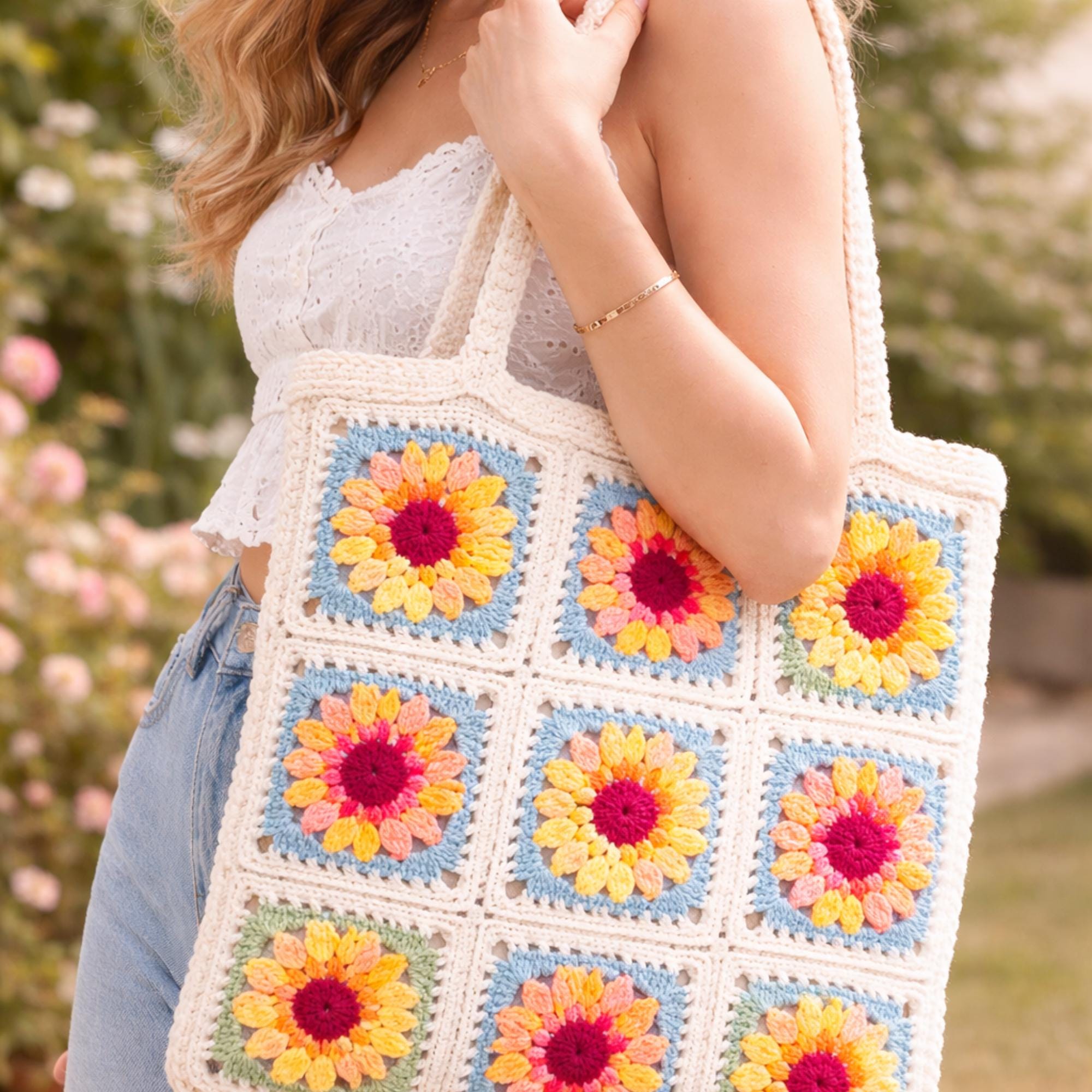 40 Sunflower Granny Square Crochet Patterns for Bright Blankets, Bags, and More 30 Sunflower Crochet Granny Square