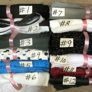 Retales de tela precortados de textiles mixtos vintage difíciles de encontrar Material de herencia Liquidación Destash B7B29