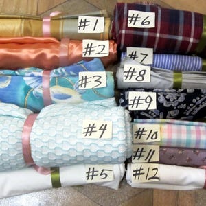 Moeilijk te vinden vintage gemengd textiel voorgesneden stofresten materiaal erfenis opruiming Destash B9B40