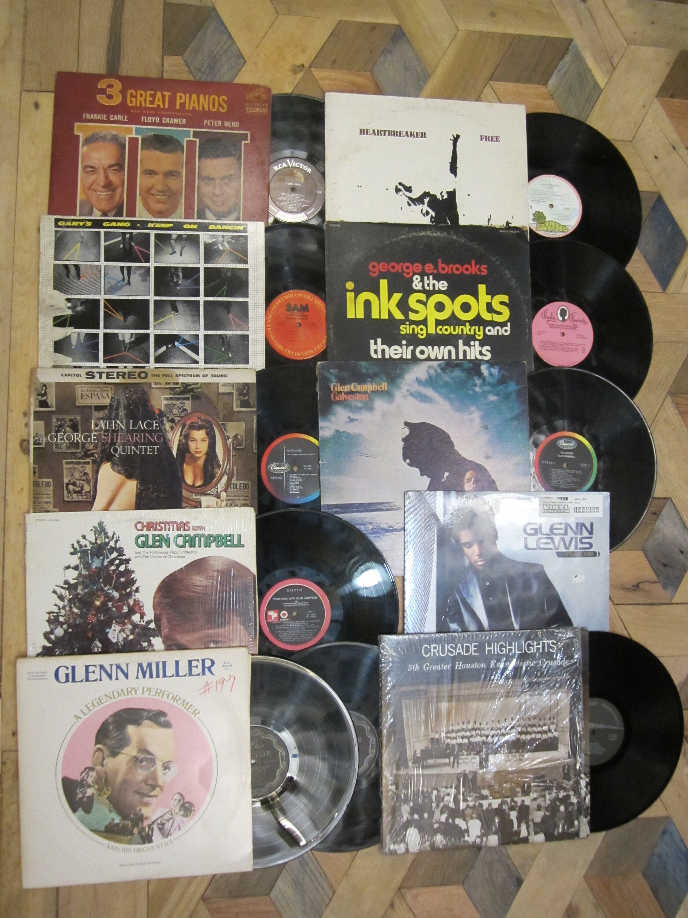 Buy Lot of 11 Music LP Records Vinyl Covers Inserts for Arts, Crafts