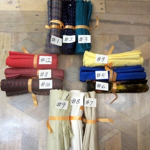 Vintage gemengd textiel voorgesneden stofresten Materiaal B1B3