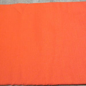 Pick-ur Orange & Grey Cotton Textile Material Precut Fabric Remnants Inheritance Destash Vintage Selection
