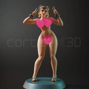 Art Style 3D Printed Female Figure – Display & Collection 25 cm