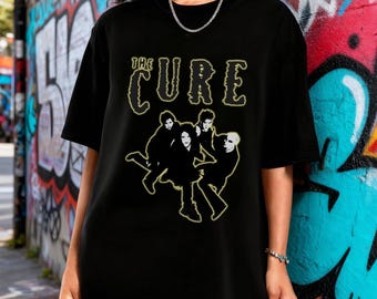 The Cure Shirt,Band graphic tees/Pullover,90s band Tee,retro band tee Gothic shirts,Cute tshirts,The Cure graphic tee,Gifts for music lovers