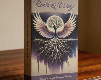 Roots & Wings Tarot Deck, Spiritual Growth Oracle Cards, Tree of Life Guidance Deck, Healing Intuition Tarot Gift for Women