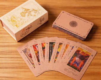 Classic Tarot Card Deck Vintage Style Fortune Telling Cards Beginner Friendly Divination Deck Spiritual Gift Tarot Cards Set