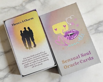 Sensual Soul Oracle Cards Love Relationship Deck Romantic Guidance Cards Couple Intimacy Reading Spiritual Gift for Women