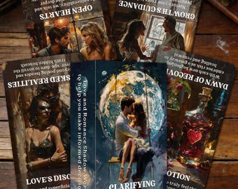 Love Oracle Cards Deck, Relationship Guidance Tarot Alternative, Romance Divination Cards, Shadow Work Love Deck, Dating Insight Gift