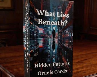 What Lies Beneath Oracle Cards Hidden Truth Deck Future Insight Divination Cards Dark Aesthetic Tarot Alternative Mystic Gift
