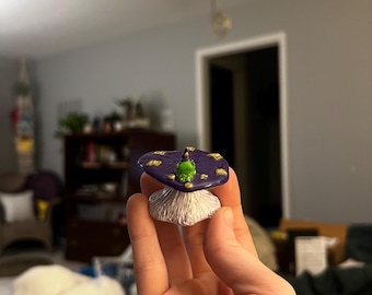Mushroom Frog Wizard - Desk Buddy