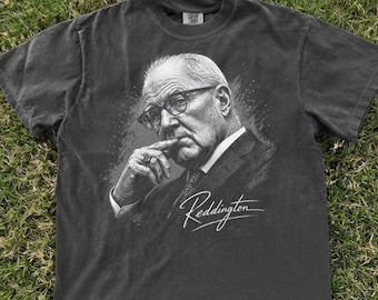 Raymond Reddington Shirt, The Blacklist Vintage T-Shirt, Raymond Reddington Fan Gift, James Spader Graphic Tee, Washed Cotton Shirt