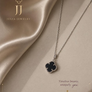 Van cleef alhambra black necklace - Etsy 日本