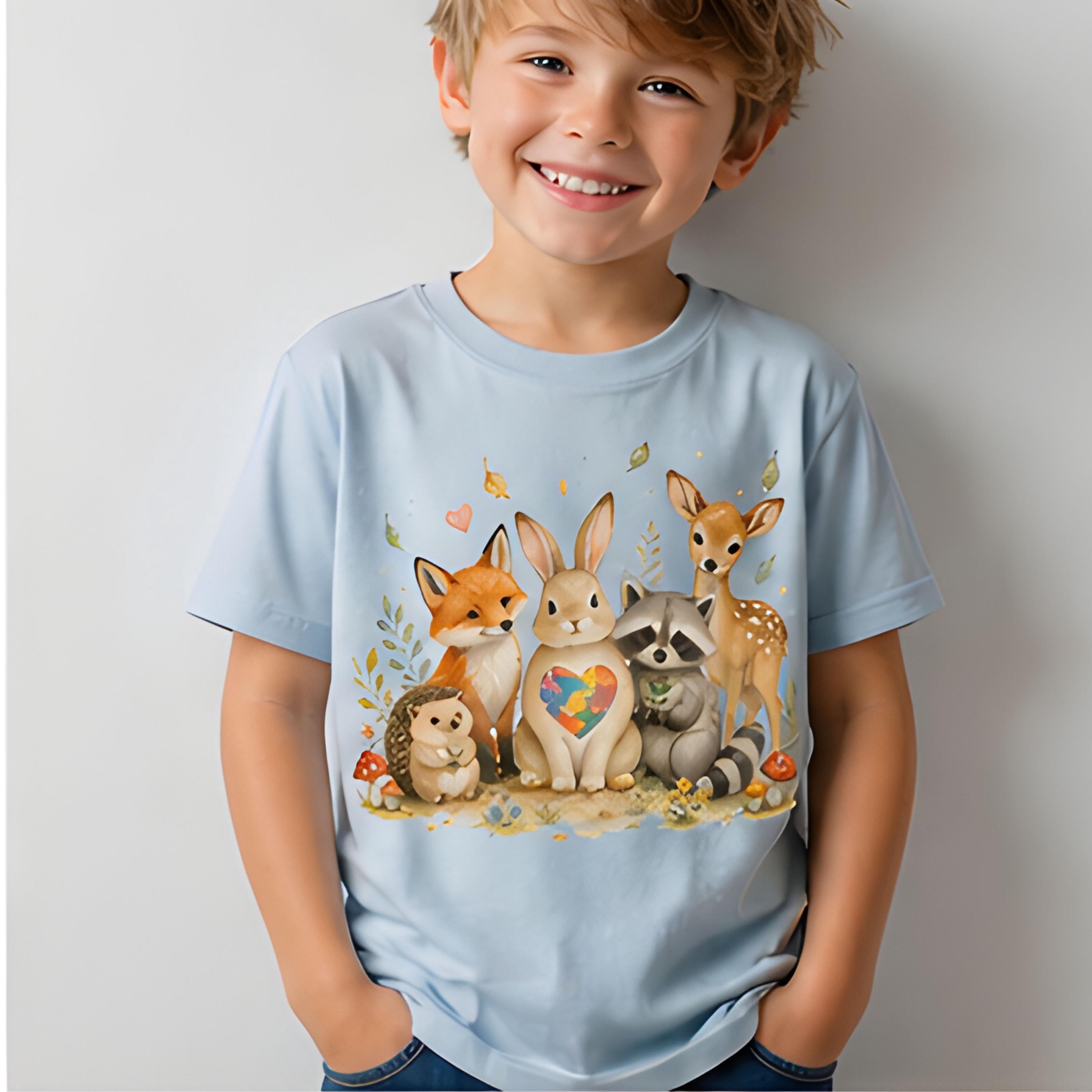 Autism Awareness PNG, Different is Beautiful Woodland Animals ...