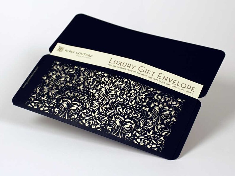 Unique Birthday Gift: Casablanca Laser Cut Gift Envelope Set of 6 Graduation gift Beautiful Envelopes for Gift Certificates and more