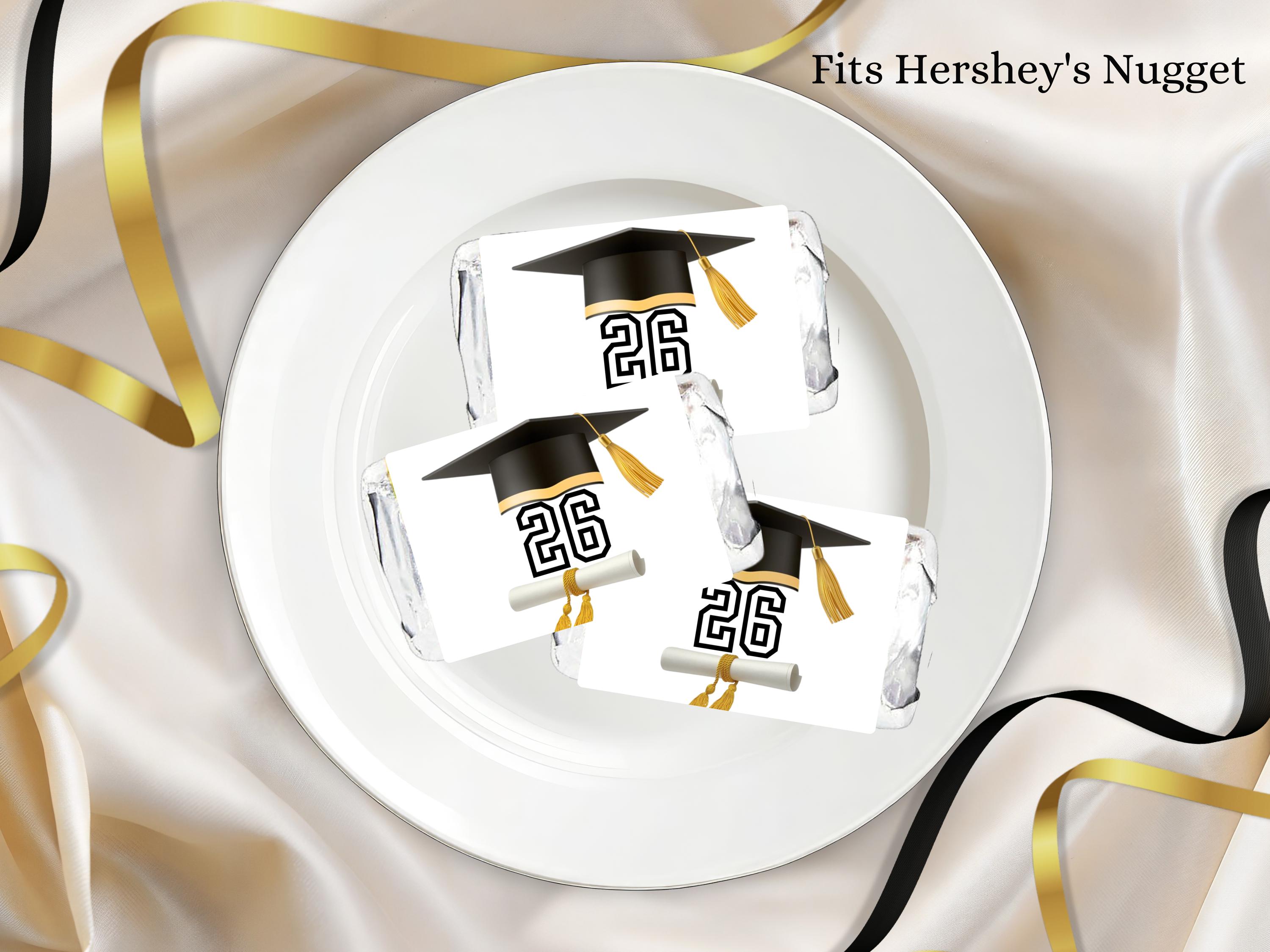 Editable Graduation Chocolate Bar Wrapper Template, Class of 2026 Candy ...