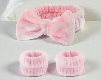 Make-up-Stirnband, Gesichtsreinigungsbänder, weiche Hautpflege-Haaraccessoires-Set