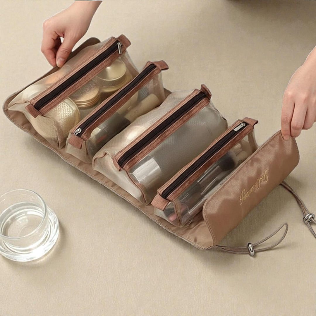 Detachable Makeup Organizer Folding Travel Toiletry System - Etsy