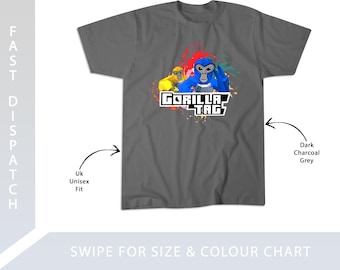 Cute Gorilla Tag Monke Vr Gamer Kids, Adults, Ns T-Shirt - 253127