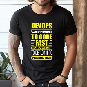 Devops Engineer Cloud Computing Agile Software Development T-Shirt - 113066 画像 5