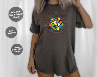 Cool Math Rubik Rubix Rubics Player Cube Math Lovers T-Shirt - 246594
