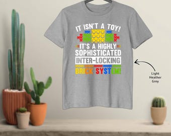 Master Builder Bricks Blocks Play Toys T-Shirt - 279196