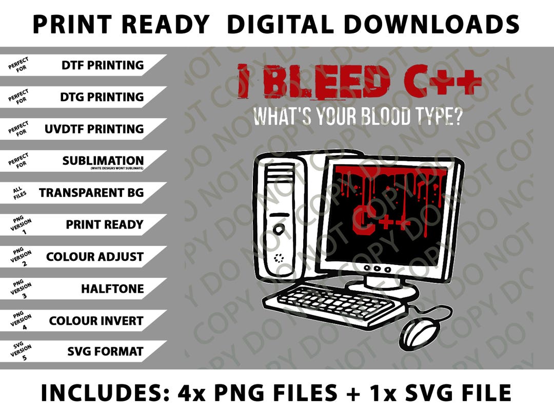 C++ Programming Coding Png Bundle, Digital Downloads - Etsy UK