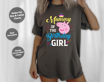 Camiseta divertida de la fiesta de cumpleaños de la mamá de los amantes de los cerdos - 145421