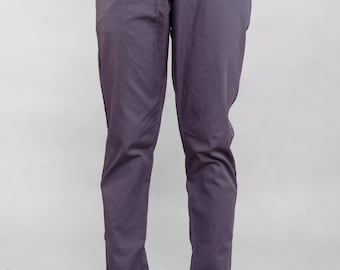 Pantalones deportivos grises para hombre con bolsillos con cremallera / Pantalones deportivos elegantes / Pantalones cómodos con cintura elástica / Ropa informal