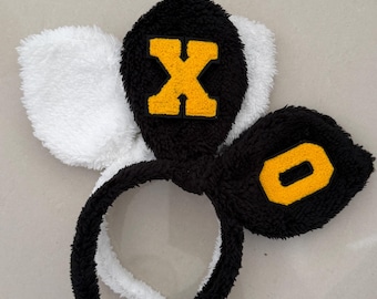 Personalized Plush Bunny Ear Headband for Bachelorette Party – Custom Bride to Be & Bridesmaid Gift, Fluffy Faux Fur Bridal Shower Accessory