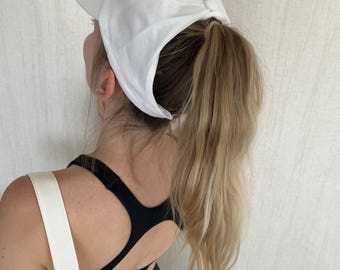 Personalized High Ponytail Baseball Cap, Custom Messy Bun Hat for Women, Ponytail Cap Gift for Her