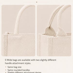 Personalized Canvas Tote Bag, Custom Name Tote, Minimalist White Canvas Bag, Monogram Tote, Custom Text Bag, Mini to Oversized, Gift for Her