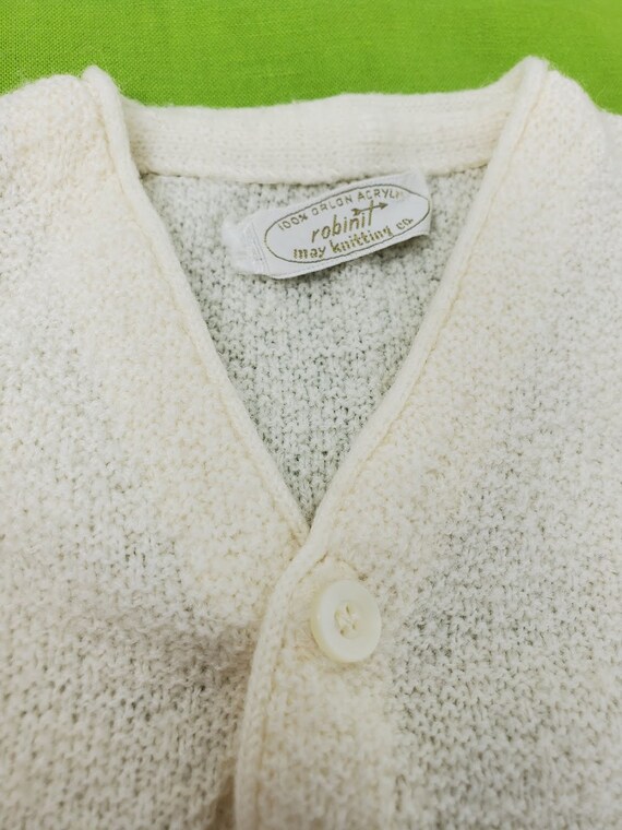 Very Sweet Vintage Baby Toddler Sweater Robinit May Knitting