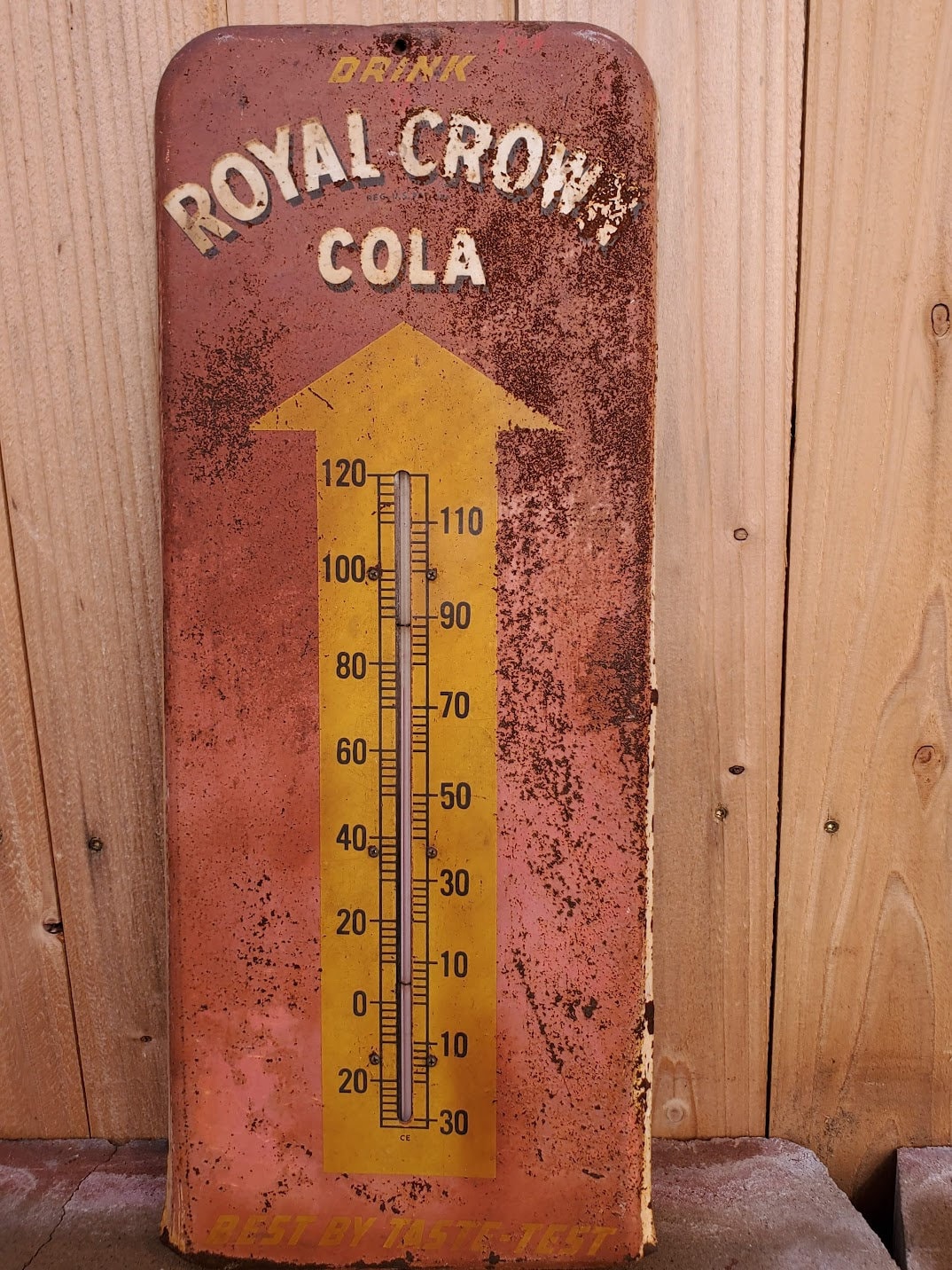 Vintage Drink Royal Crown RC Cola Metal Advertising