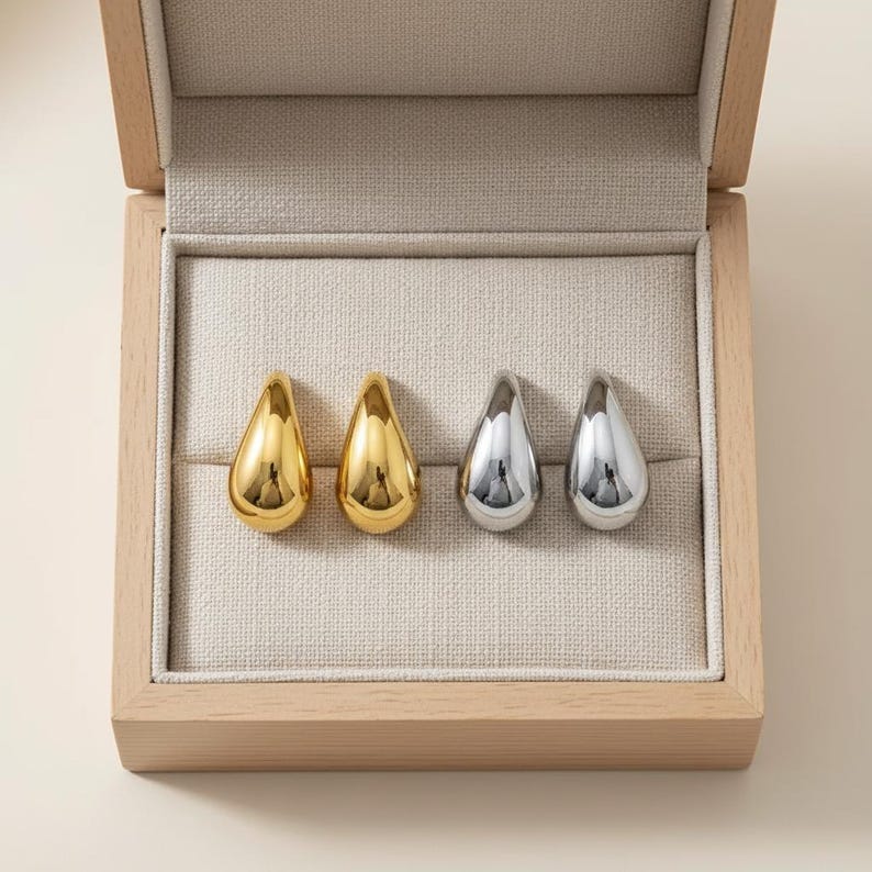 Gouden Oorbellen Stardust Door Carme Fàbregas - 24 Karaats Verguld Messing | Stardust Collectie