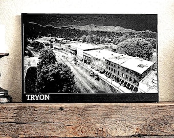Tryon NC | N. Trade Street | North Carolina Wall Art | Blue Ridge Mountains