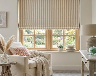 100% Blackout Roman Shades, Custom Made, Handmade Window Blinds, Modern Home Decor