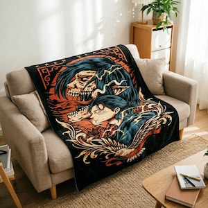 Attack on Titan Blanket - Etsy