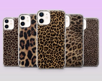 Glamour Phone Case Leopard Stylish Cover for iPhone 17Pro, 16, 15, 14, 13, 12, Samsung S25, S24, S23Fe, S22, A16, A26, A56, Pixel 10, 9Pro