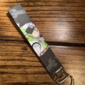 Disney Toy Story Buzz Wristlet Key fob Keychain Key Ring