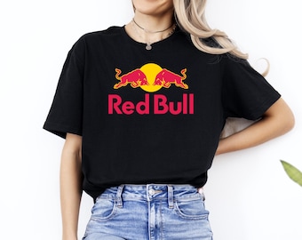 Red Bull Shirt, Red Bull Logo T-Shirt, Red Bull Energy Drink Shirt, Red Bull Lover Shirt, Red Bull Tee, Energy Drink Shirt, Red Bull Gift