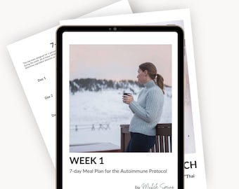 7-Day AIP Meal Plan Week 1 | Autoimmune Protocol Diet | Elimination Phase Gluten-Free Paleo