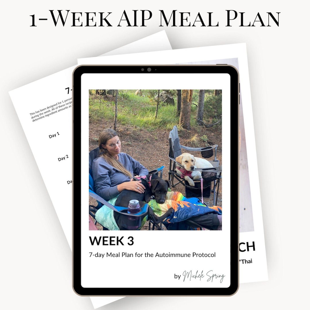 7-day AIP Meal Plan Week 3 | Autoimmune Protocol Diet | Elimination ...