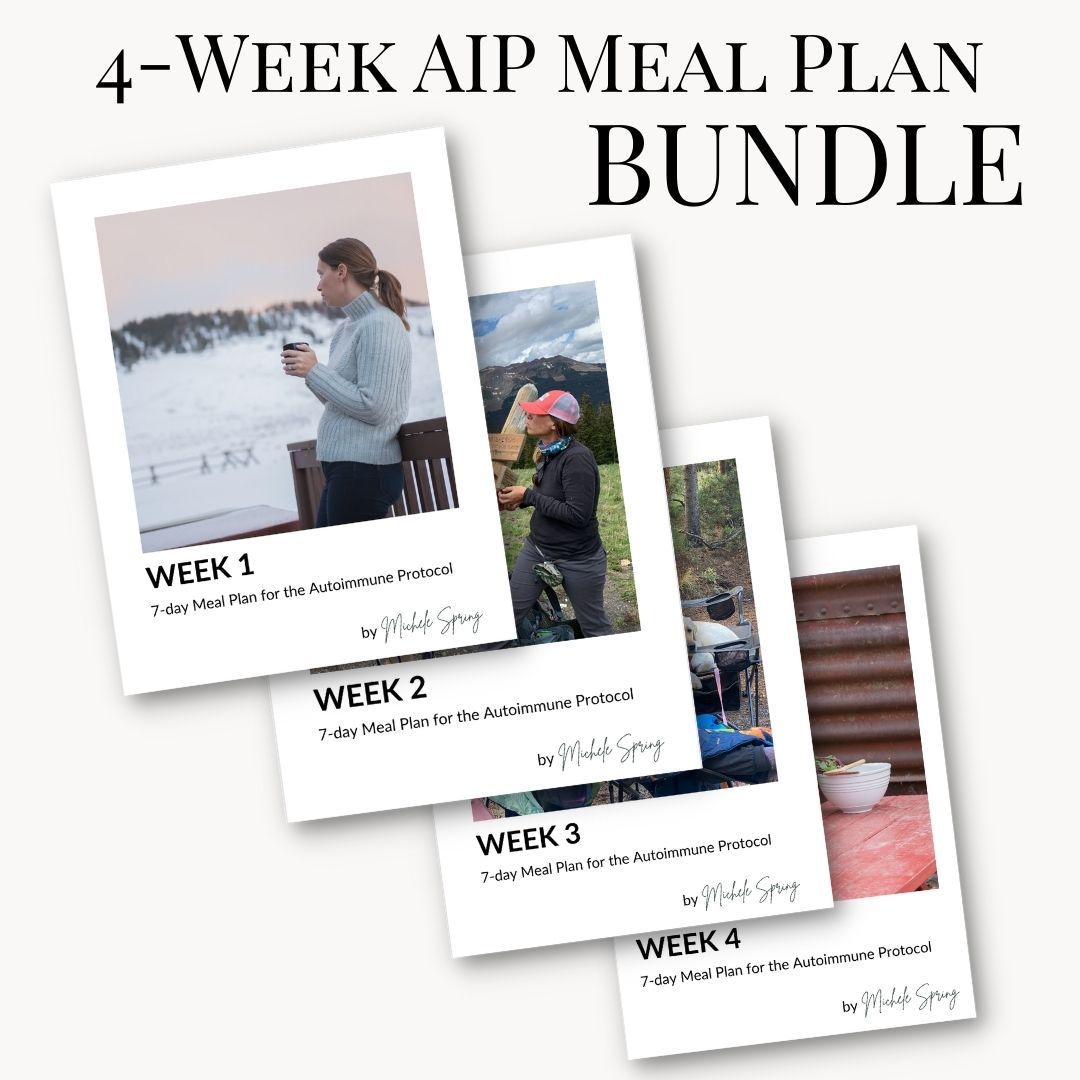 4-week AIP Meal Plan Bundle – Autoimmune Protocol Diet (elimination ...