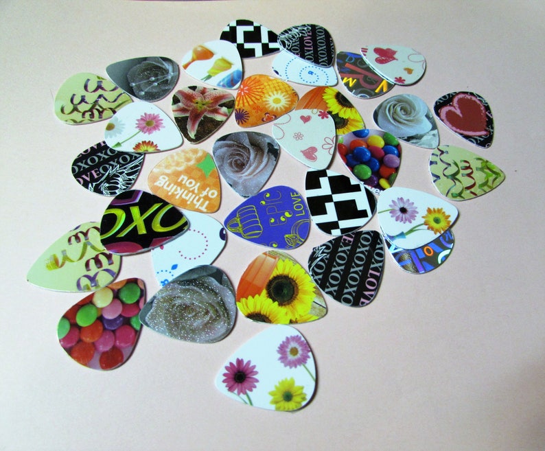 Bulk Guitar Picks Recycled Mixed Bass Banjo Mandolin Ukalele Etsy